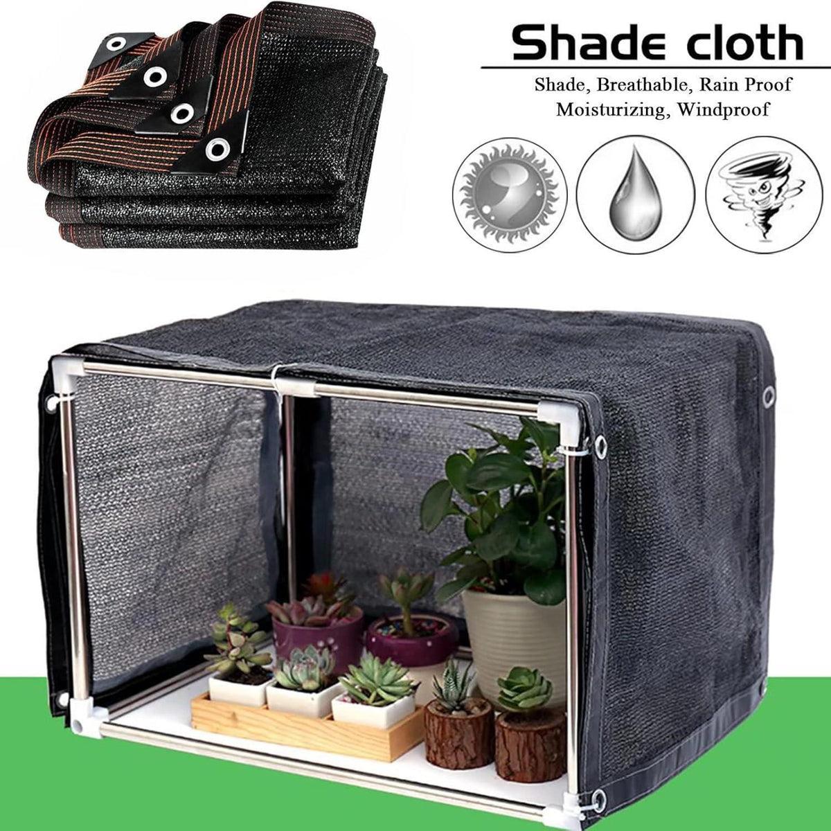 Sonnensegel 6x6m – Schattentuch für Garten, Terrasse & mehr