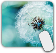 Kleines Mauspad Pusteblume Grün 24x20 cm - Abwaschbar