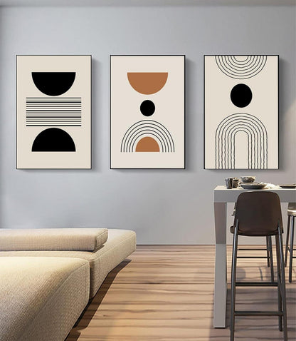 Leinwand Bilder Moderne Abstrakt Kunstposter Wohnzimmer Geometrie