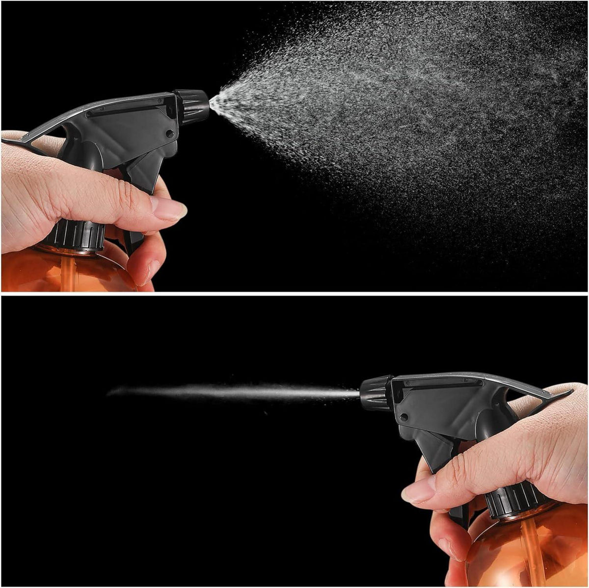 3er Set Sprühflaschen 500 ml - Leer Pflanzen Haare Kunststoff