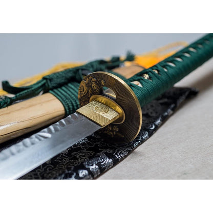 Japanisches Samurai-Schwert 40 Zoll handgeschmiedet Full Tang Damaststahl