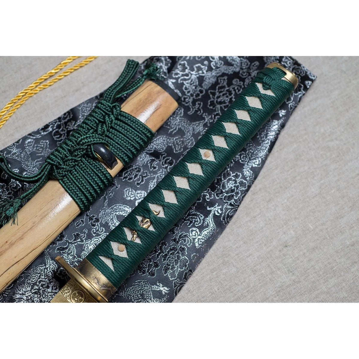 Japanisches Samurai-Schwert 40 Zoll handgeschmiedet Full Tang Damaststahl