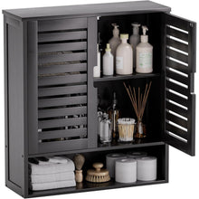 Hochwertiger Badezimmerschrank Wandmontage aus Bambus, Platz