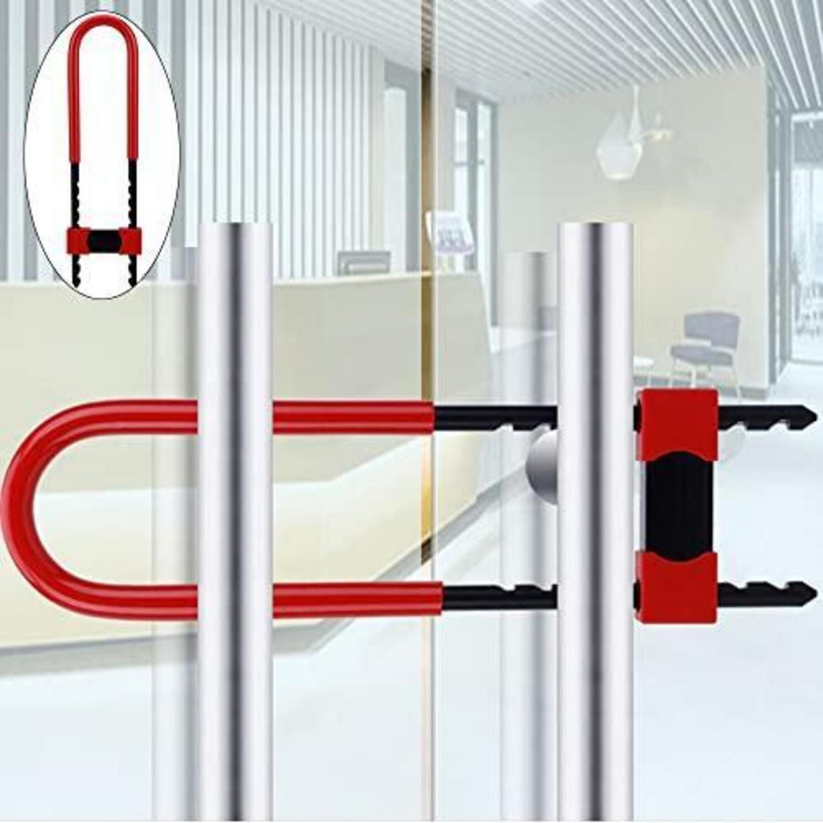 Fahrrad U-Lock Zahlenschloss – Verstellbarer Bügel – Robust & Sicher