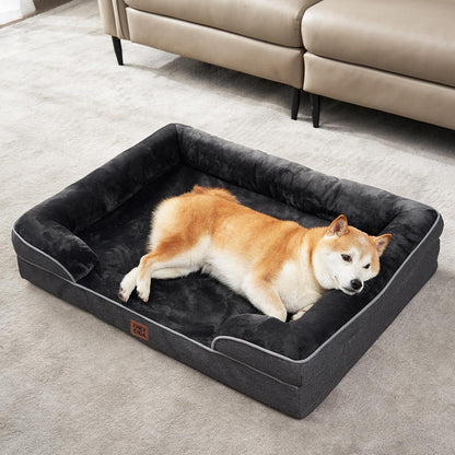 Hochwertiges Orthopädisches Hundebett Grosse Hunde Waschbar