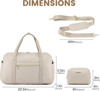 Reisetasche Damen Groß mit Laptopfach und Nass-Trocken-Trennung