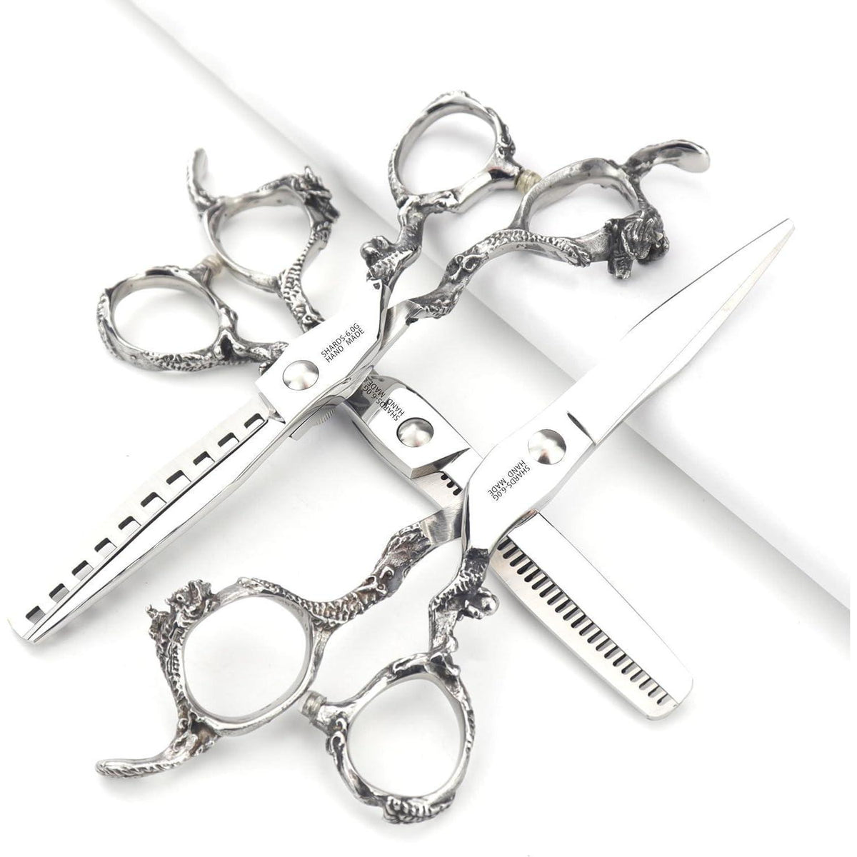 Professionelle Haarschere Set Edelstahl 6/7 Zoll mit Ausdünnung