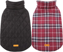 Hundemantel Winter Große Hunde Fleece Wasserdicht XL Rot