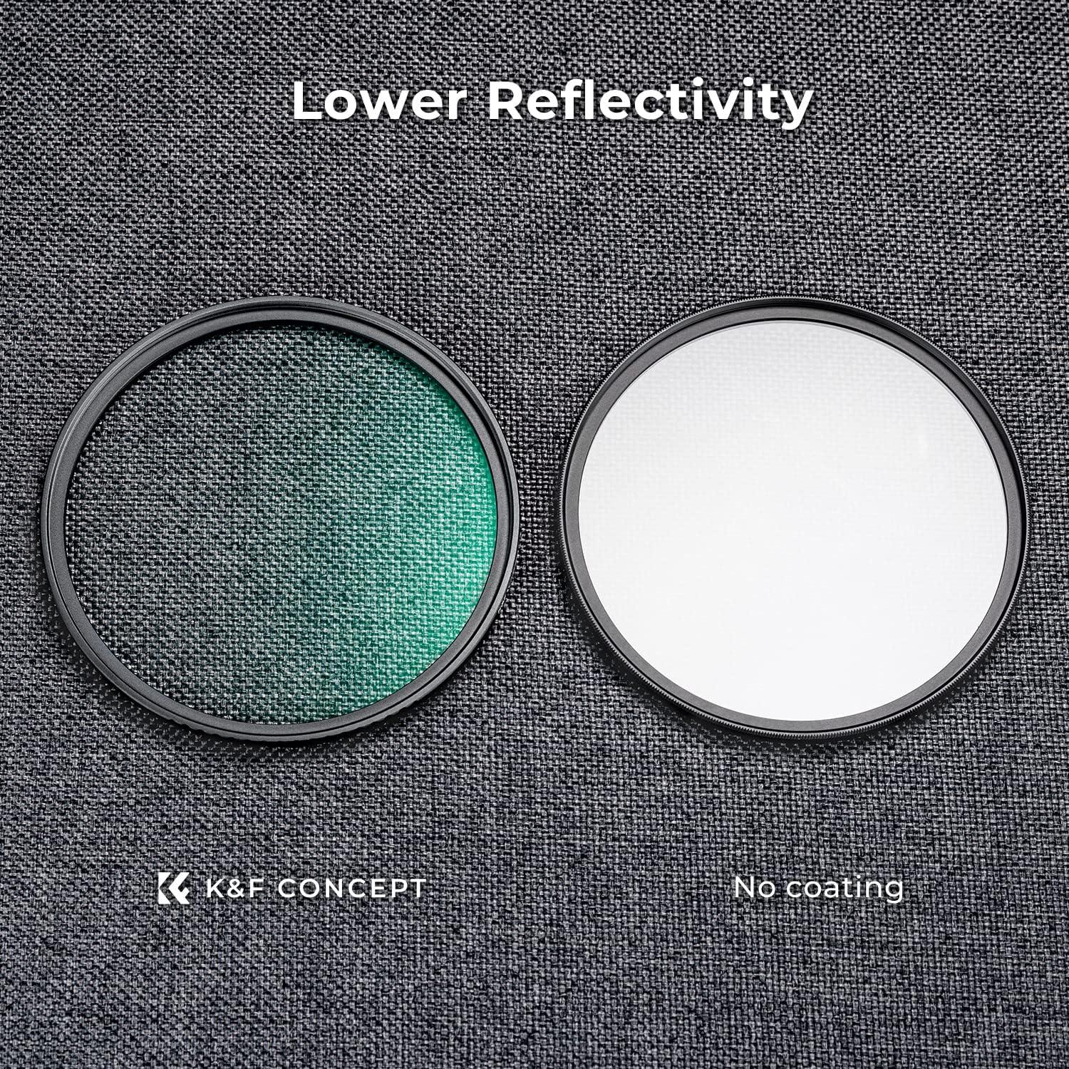 K&F Nano-K Black-Mist 1/8 Filter 58mm Optisches Glas Nanobeschichtung