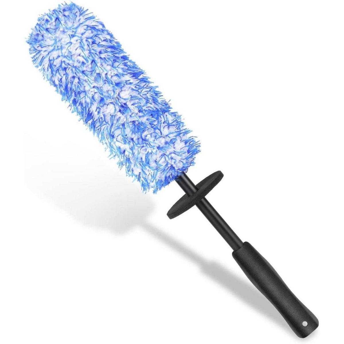Felgenbürste Mikrofaser für Alufelgen, schonende Tiefenreinigung, 40cm, Blau