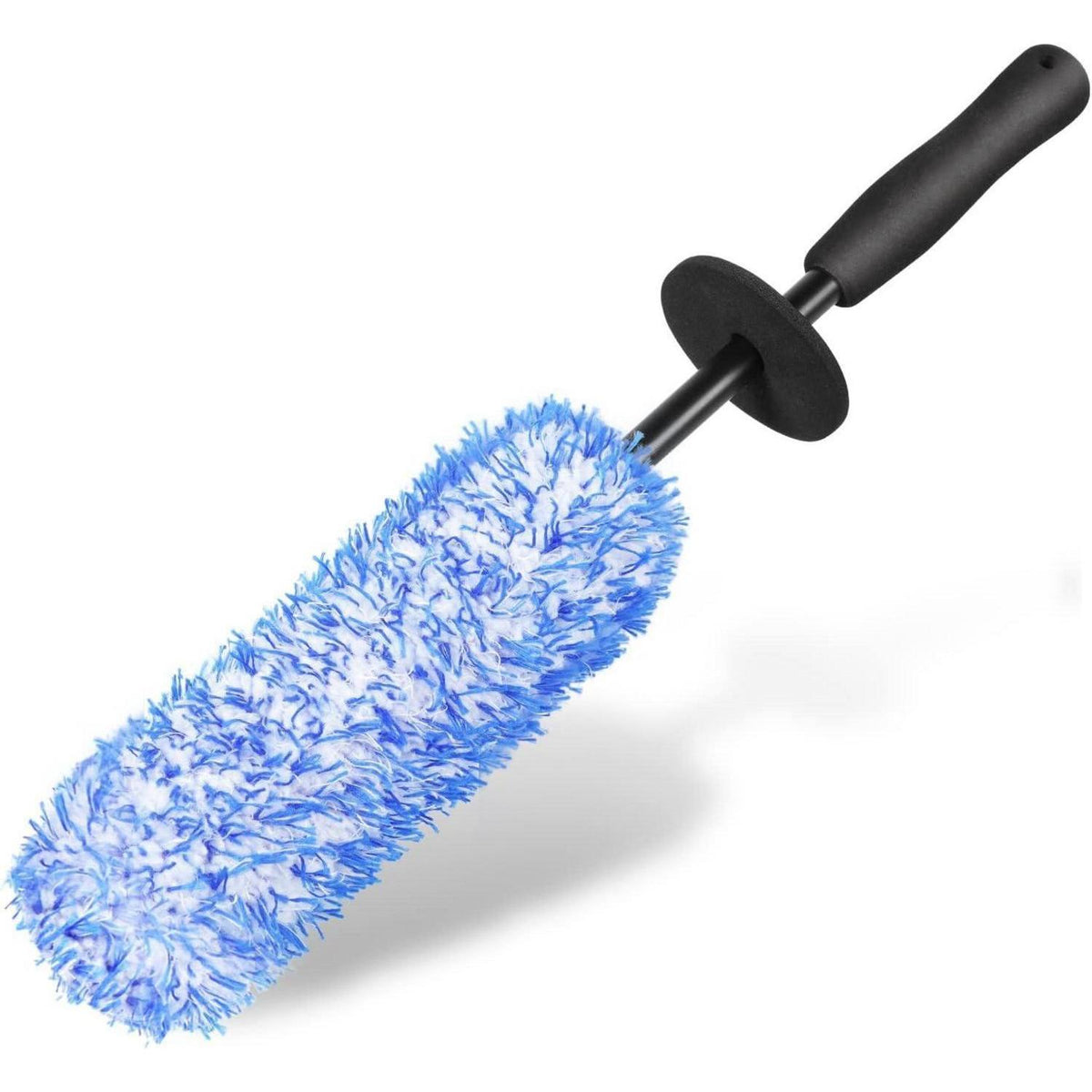Felgenbürste Mikrofaser für Alufelgen, schonende Tiefenreinigung, 40cm, Blau