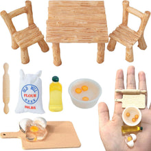 Miniatur Puppenhaus Zubehör 1/12 Weihnachtswichtel Backen Set
