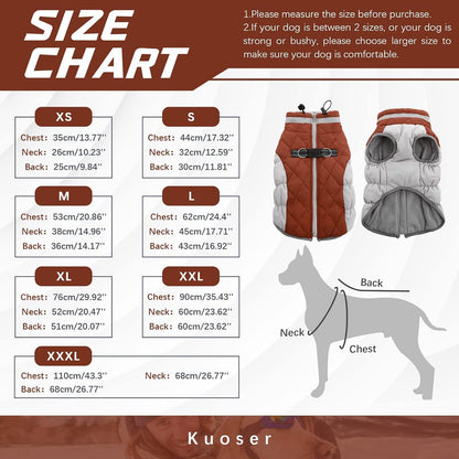 Hundemantel Wasserdicht Winterjacke Warm Reflektierend