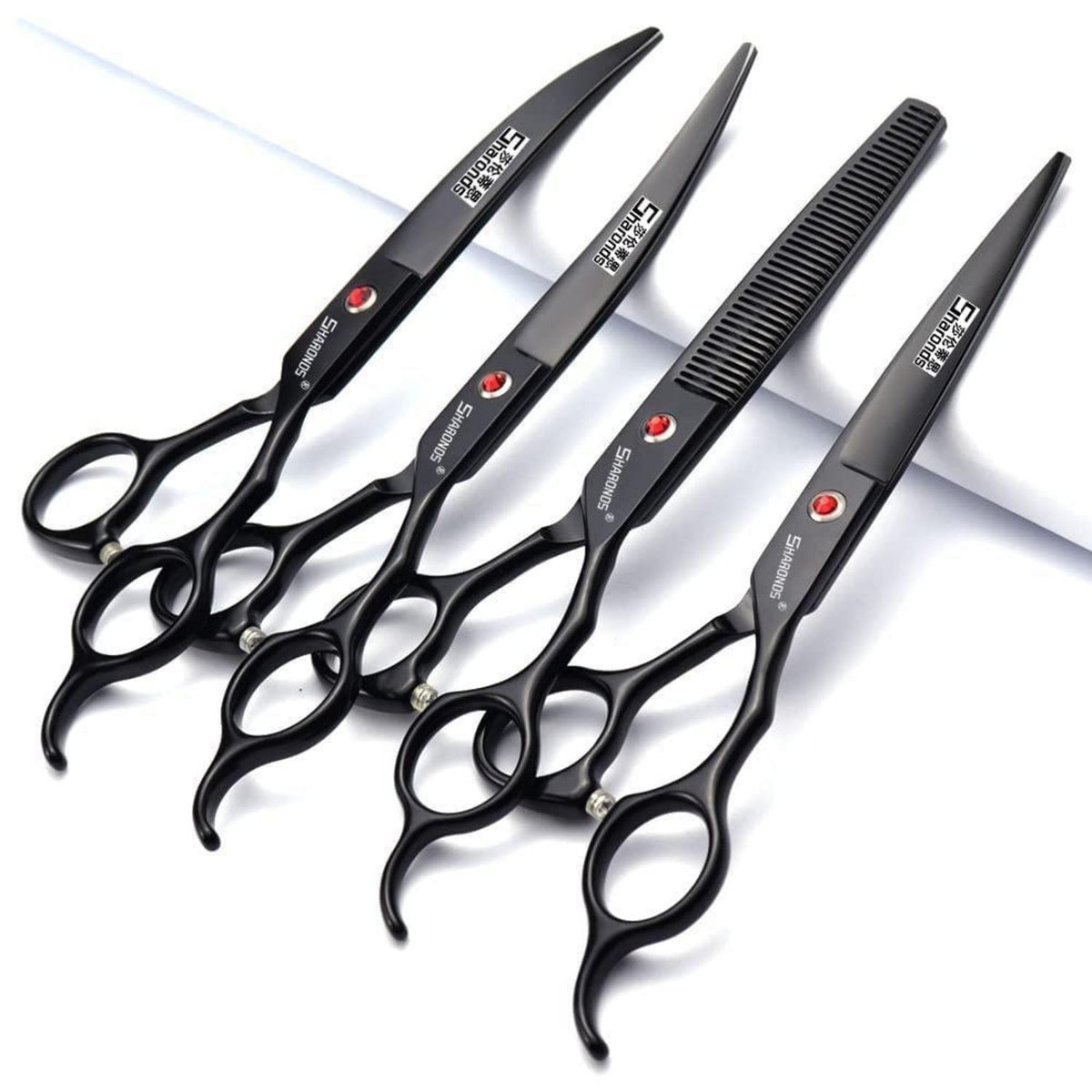 440C Edelstahl Friseurschere Set – 6/6.5/7 Zoll