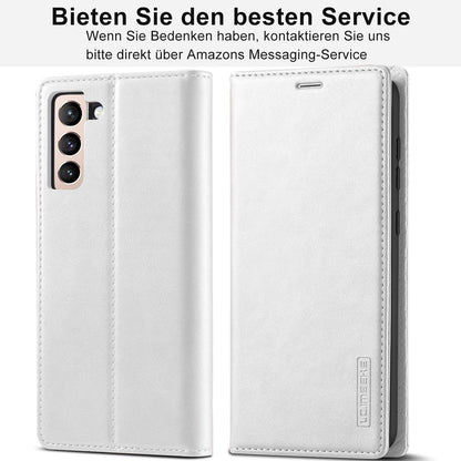 Handyhülle Samsung Galaxy S22 Hülle Leder Flip Wallet