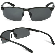 Polarisierte Herren Sonnenbrille Al-Mg Rahmen Sportbrille