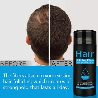 Professionelles Haarfaser Spray Dunkelbraun Langhaltend Wasserfest