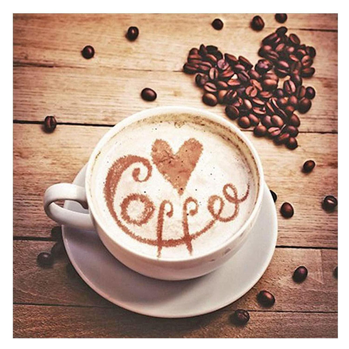 5D Diamant Painting Kaffee – Malen nach Zahlen 40x40 cm