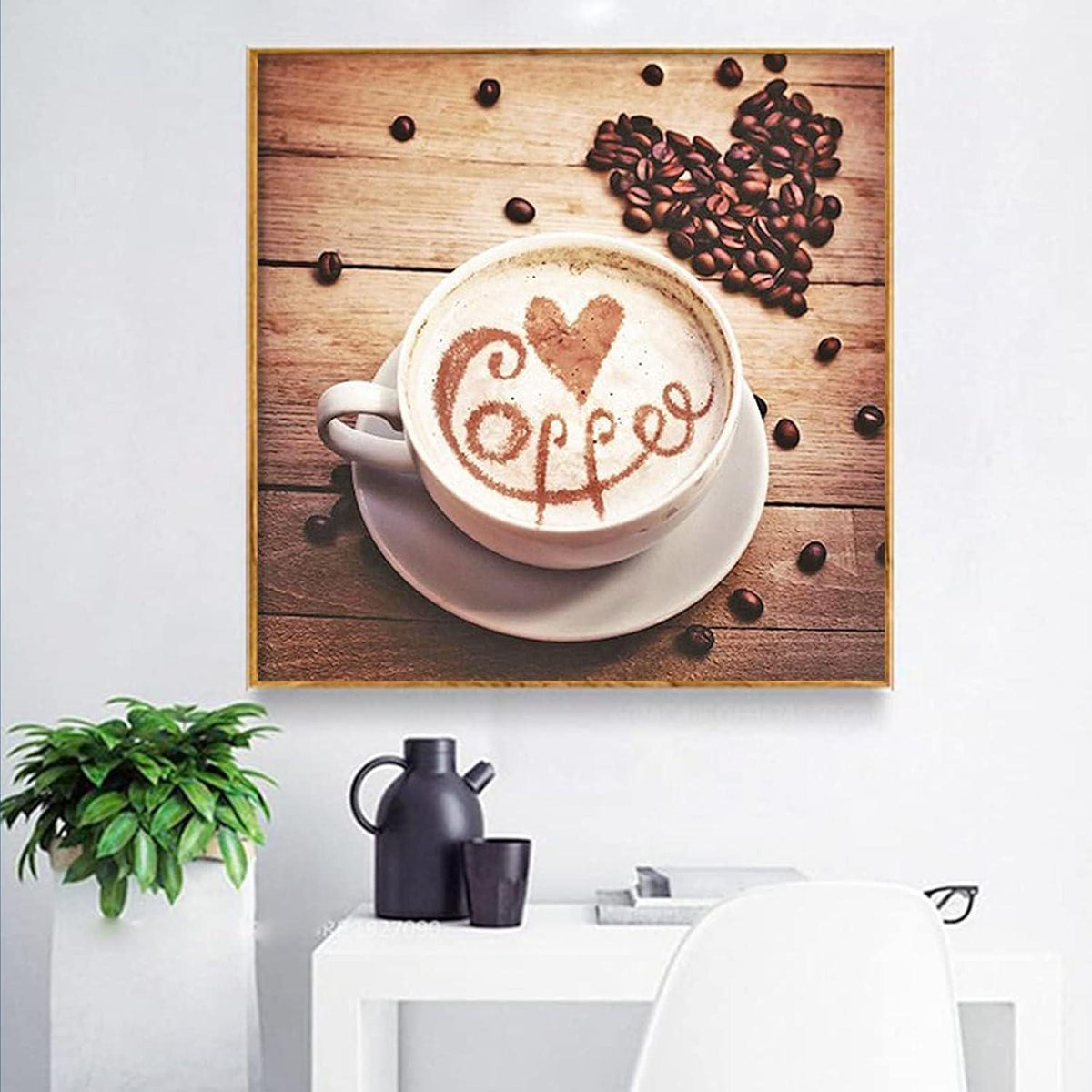 5D Diamant Painting Kaffee – Malen nach Zahlen 40x40 cm