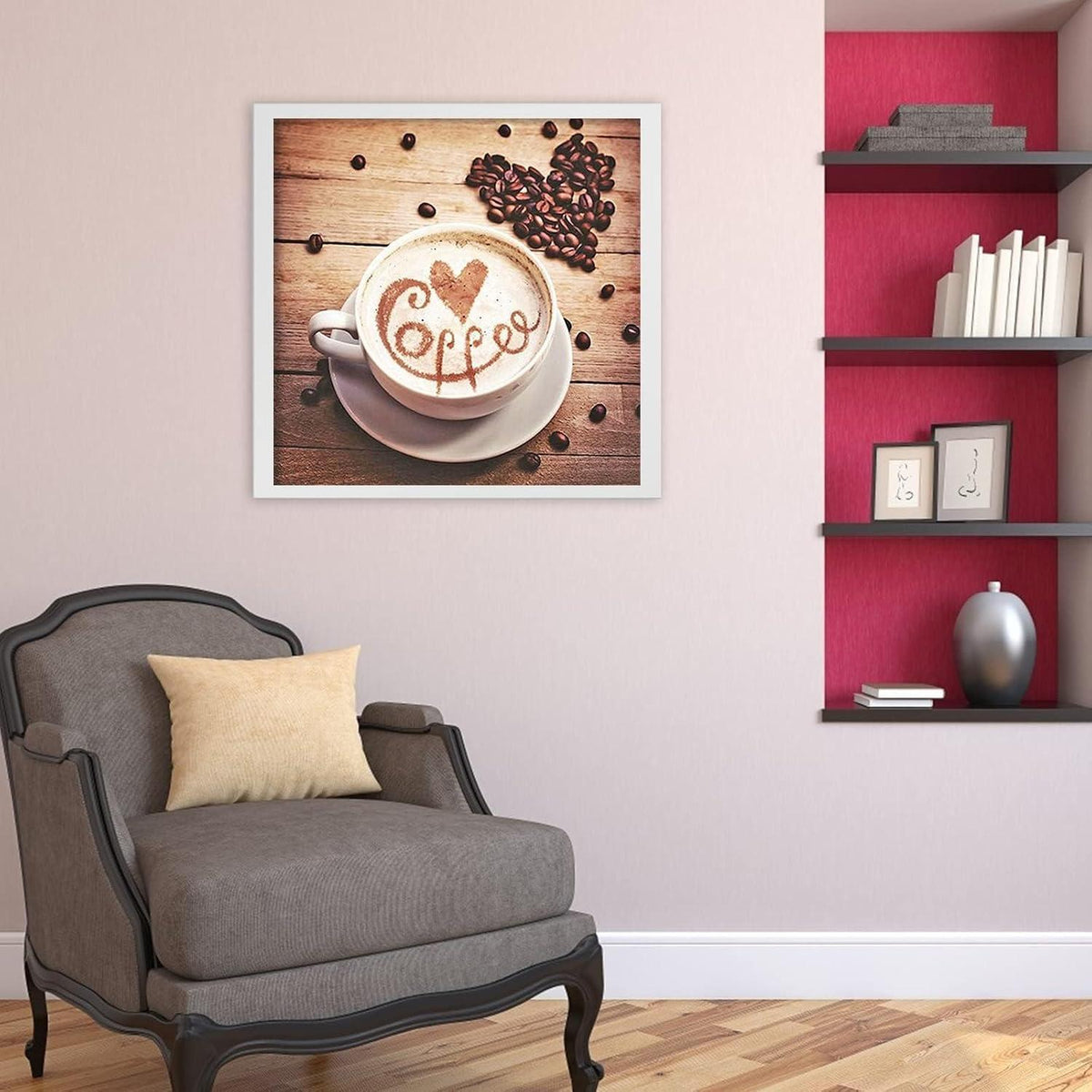 5D Diamant Painting Kaffee – Malen nach Zahlen 40x40 cm
