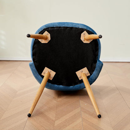 Samt Esszimmerstühle Set (2/4/6) – Blau