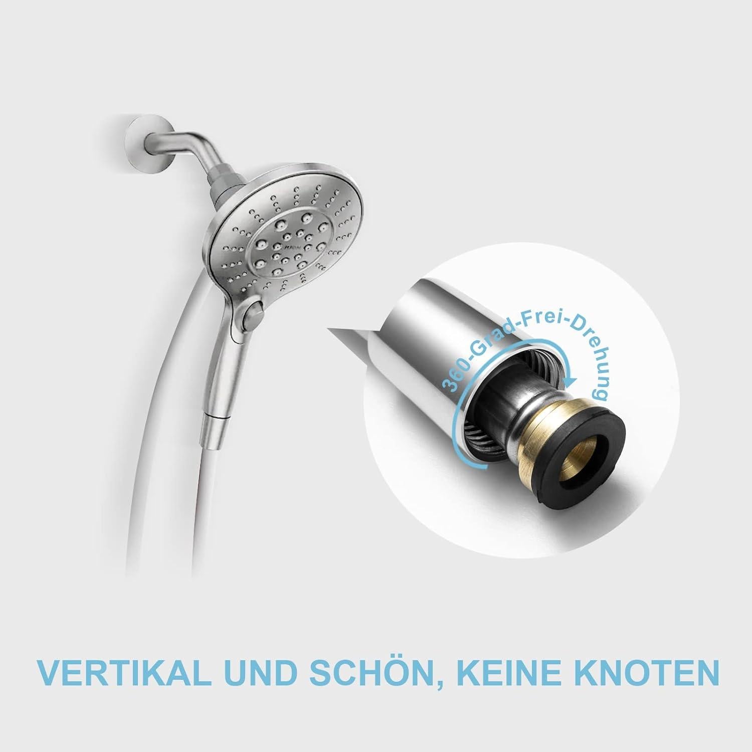 Duschschlauch 3m PVC Universal Brauseschlauch