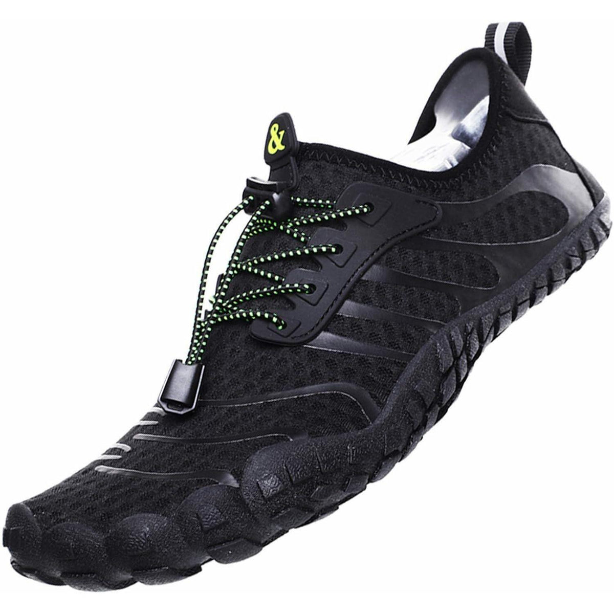 Wasserschuhe Damen Herren Schnelltrocknend Schwarz 36-46EU