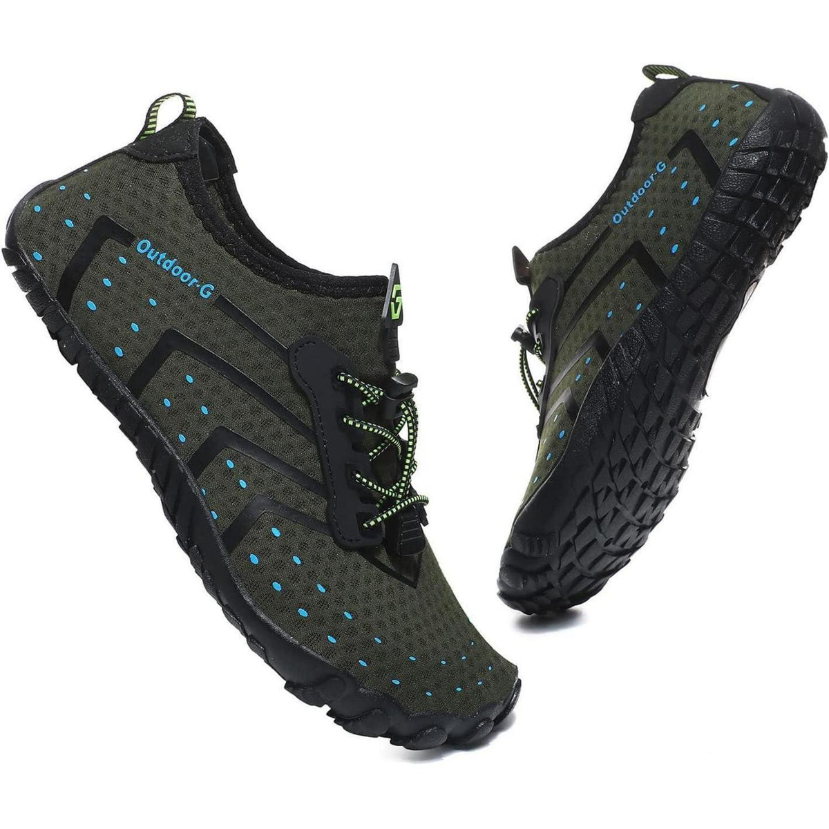 Wasserschuhe Damen Herren Schnelltrocknend Grün 36-46