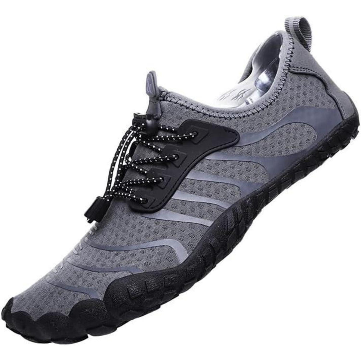 Aqua Schuhe Damen Herren Schnelltrocknend Grau 36-46EU