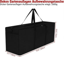 Dokon Auflagentasche 200x60x75cm Schwarz - Gartenauflagen