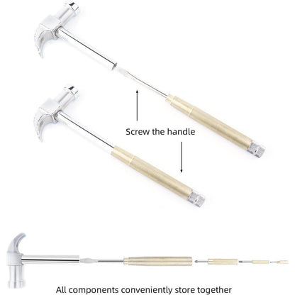 6-in-1 Mini-Hammer & Schraubendreher Set Gelb