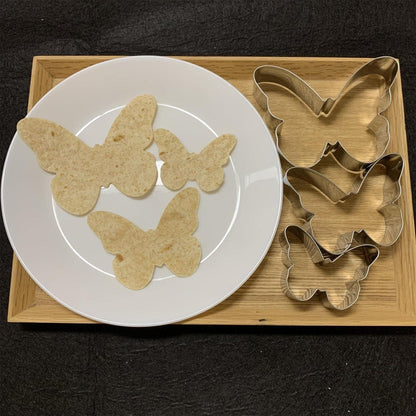 Ausstechformen Set Schmetterling UKoosien 3 Stück- Backen & Dekorieren-Toll für Zuckerkekse & Kuchen