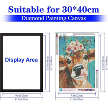 Diamond Painting Rahmen 6er Pack 30x40 cm Schwarz Magnetisch