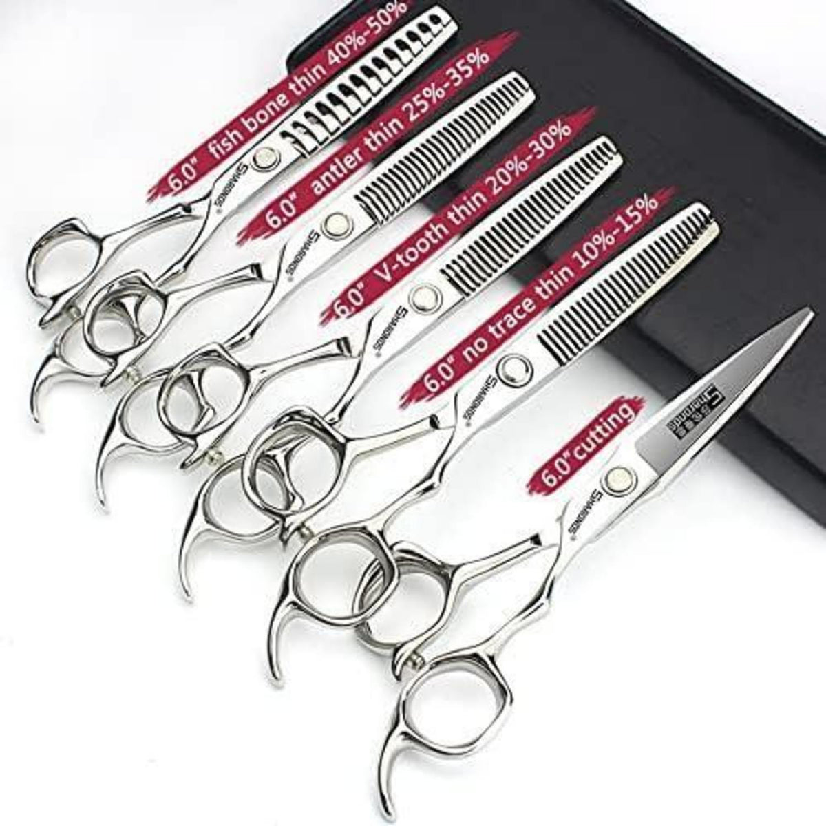 6-Zoll Edelstahl Friseurschere Set | Professionelle Haarschere