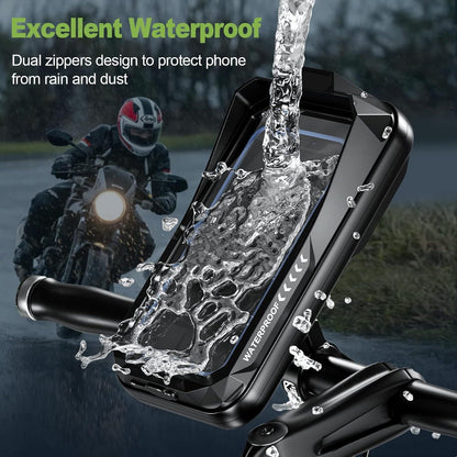 Wasserdichte Motorrad Handyhalterung 360° Drehbar mit Touchscreen