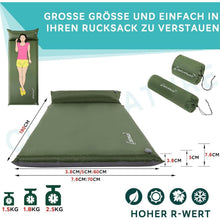 Selbstaufblasende Isomatte Camping 3,8 cm Outdoor