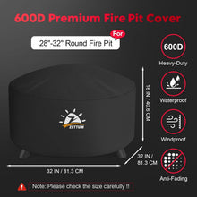 Zettum Schutzhülle Feuerschale 80 cm 600D Oxford Wasserdicht