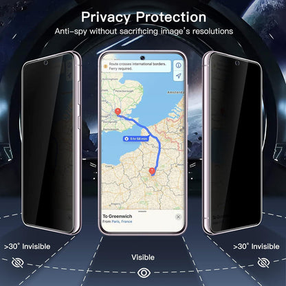 S23+/S23 Plus 5G 6,6 Zoll Sicht- und Kamera schutz Glas Fingerabdruck JETech 2 Stück