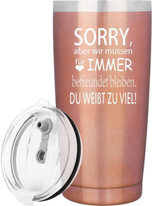Travel Mug Lustige Geschenke 20oz Edelstahl Thermobecher Freundin