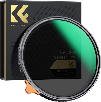 Variabler ND Filter 77mm Graufilter ND2-32 für Videografie