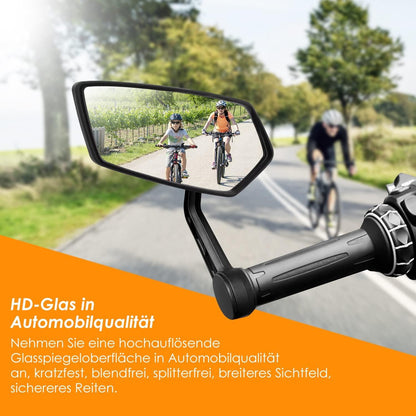 Arkham Fahrradspiegel HD Auto-Grad Glas 360° Rückspiegel - 2