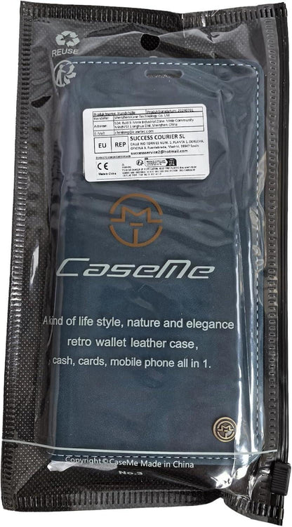 CaseMe Samsung Galaxy A53 5G Handyhülle Leder Klapp Case Blau