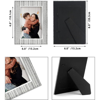 Glitzernder Glas Bilderrahmen Set 15x20 cm - 3er Pack