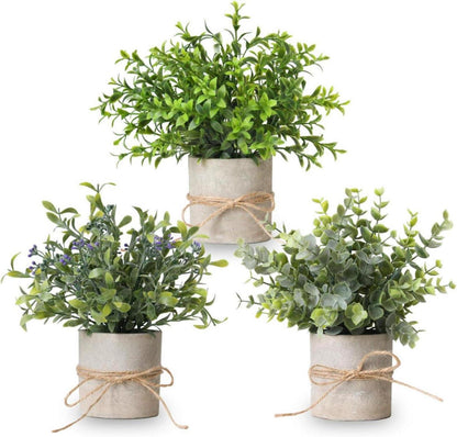 Künstliche Eukalyptus Pflanzen für Schlafzimmer Deko