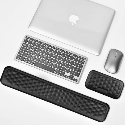 Ergonomische Handballenauflage Set für Tastatur Maus, Memory