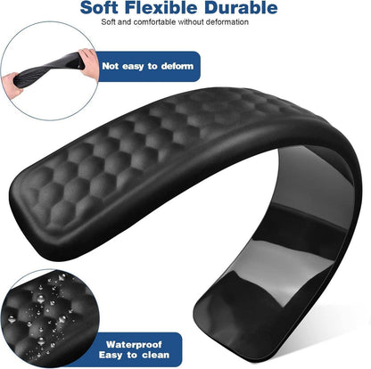 Ergonomische Handballenauflage Set Memory Foam schwarz