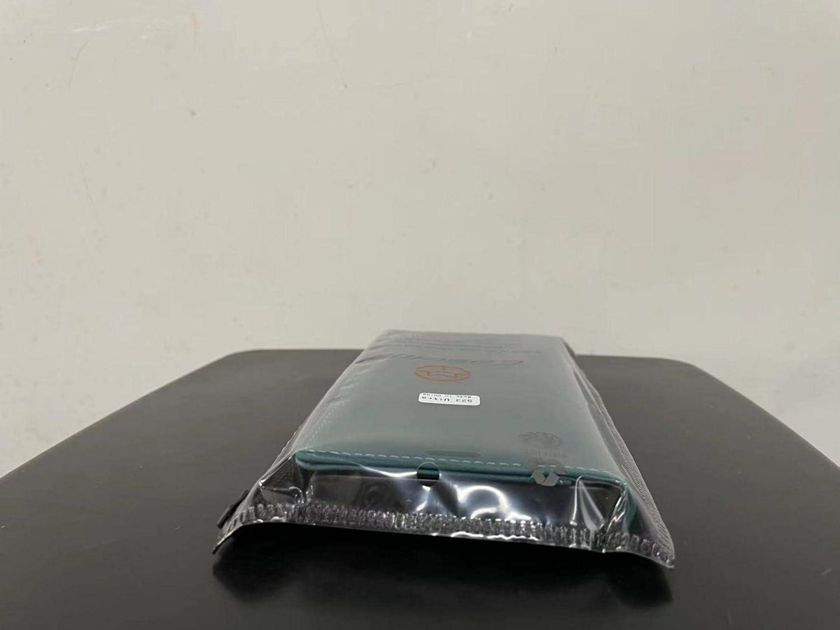 Samsung Galaxy S23 Ultra 5G Handyhülle Lederhülle Flip Case Blaugrün