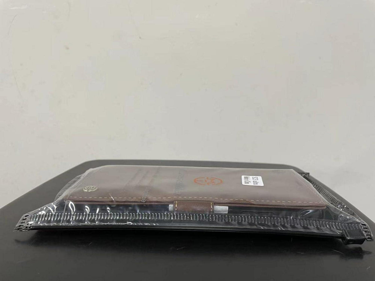 Samsung Galaxy S23 Ultra 5G Hülle - Premium Leder Flip Case Kaffee