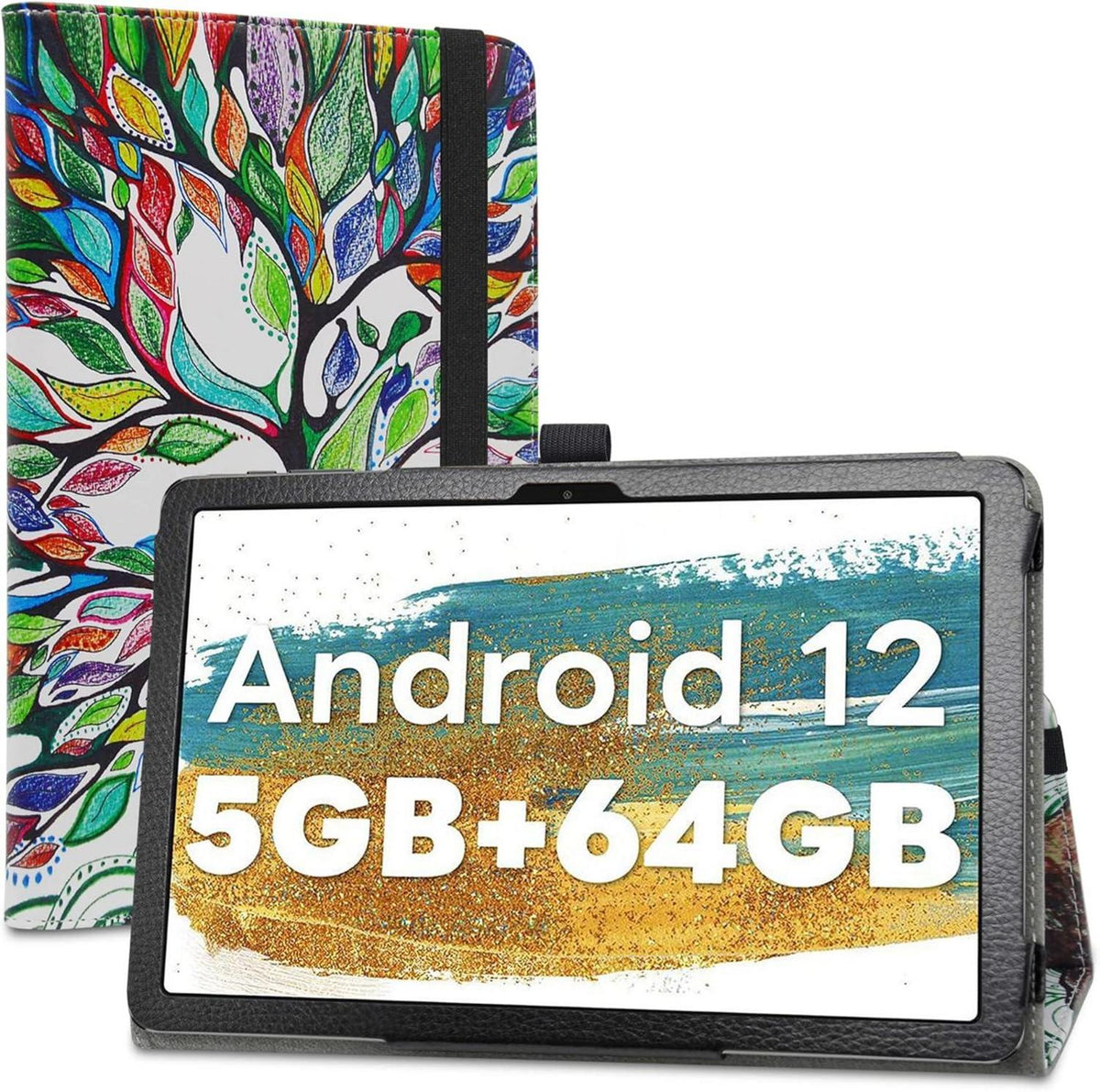 Schutzhülle mit Ständer für Tablet 10 Zoll - Love Tree