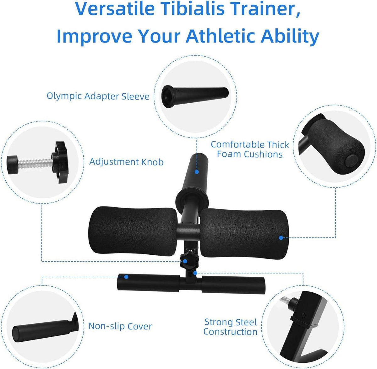 Tibialis Trainer verstellbar Knie Schienbeintrainer Calf Raise Machine